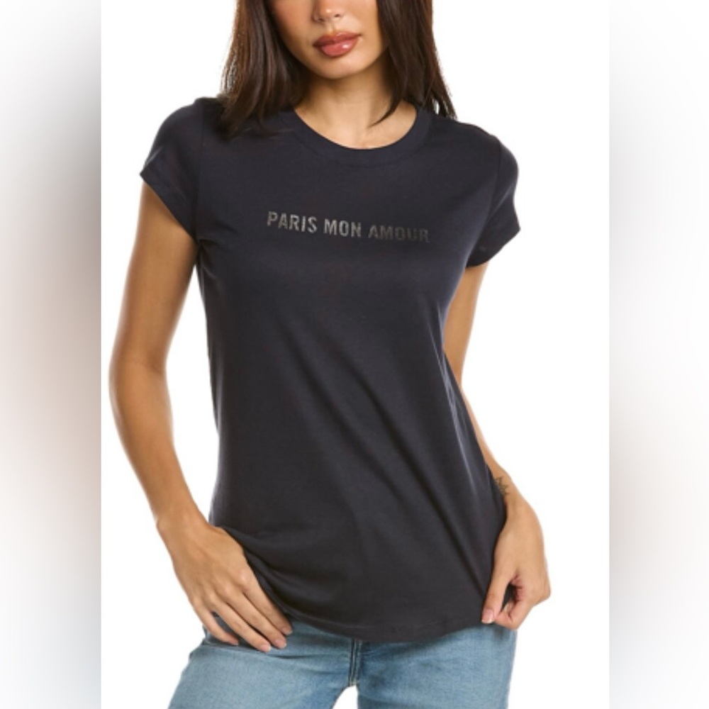 Zadig & Voltaire Paris Mon Amour Cap Sleeve Buttery Soft TShirt